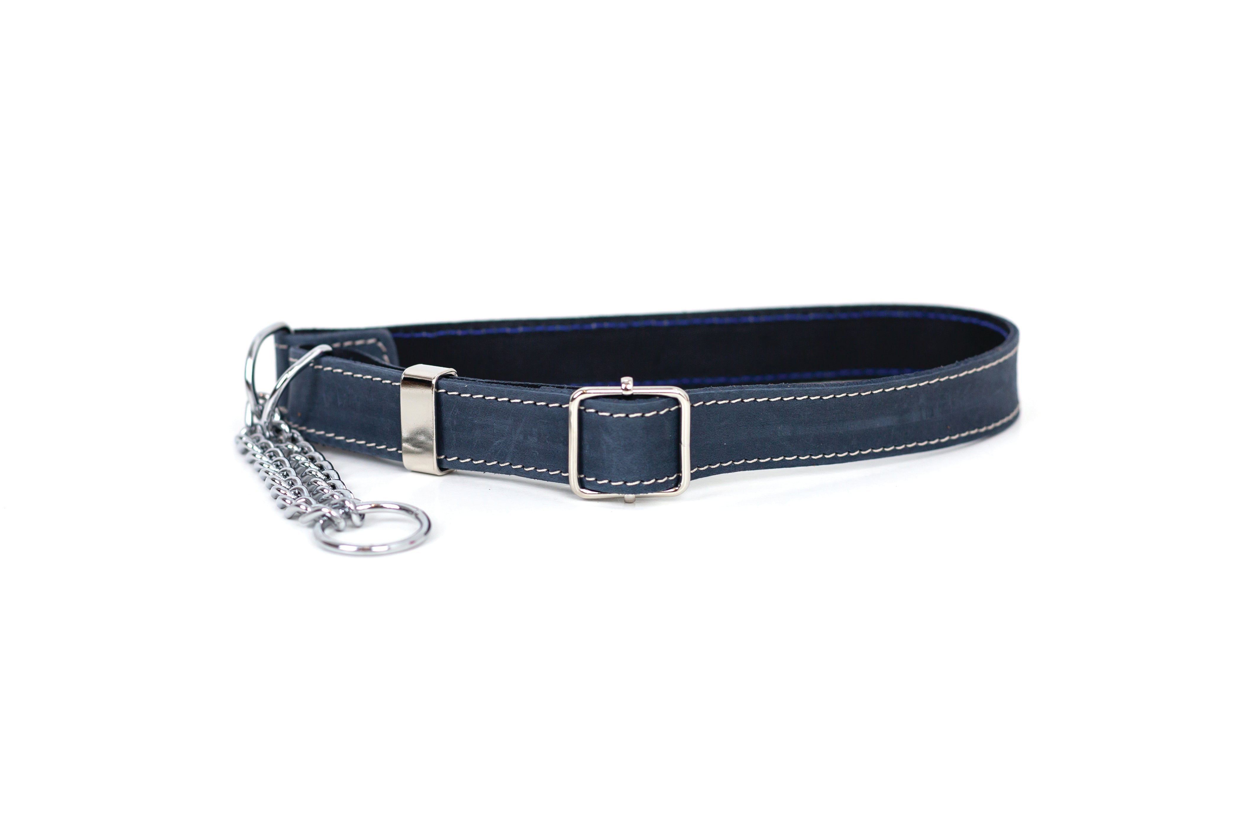 Martingale Leather Dog Collar