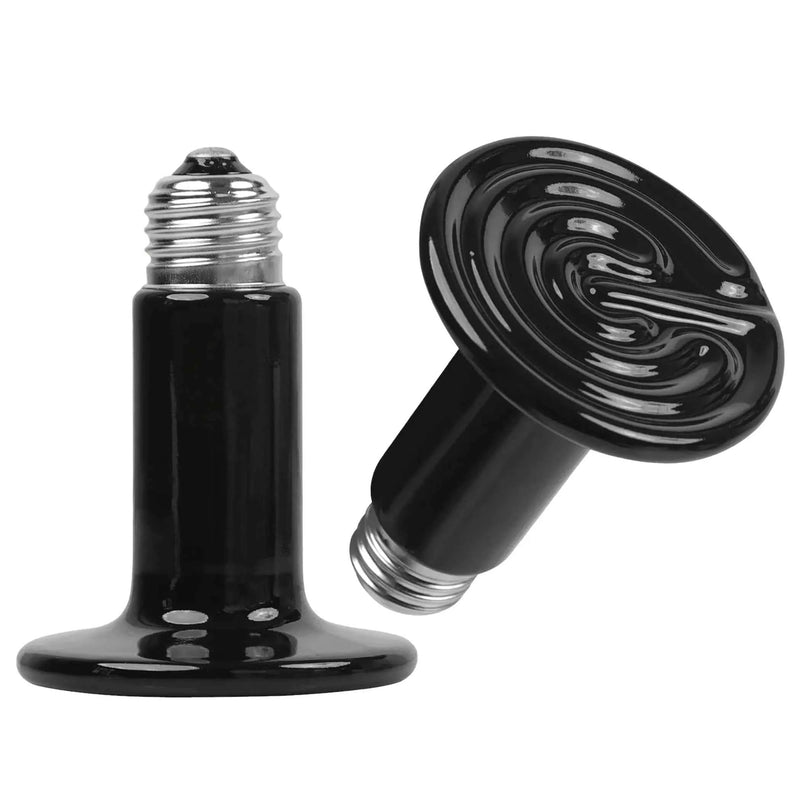 2Pcs Ceramic Heat Lamp