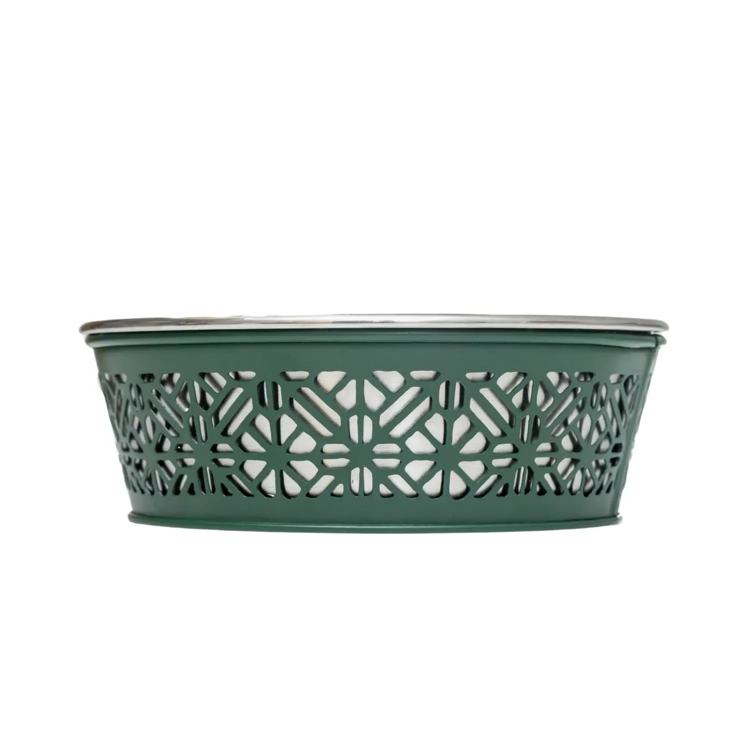 Country Living Set of 2 Stainless Steel Dog Bowls – Farmhouse Style, Ideal for Small to Medium Dogs American Pet Supplies