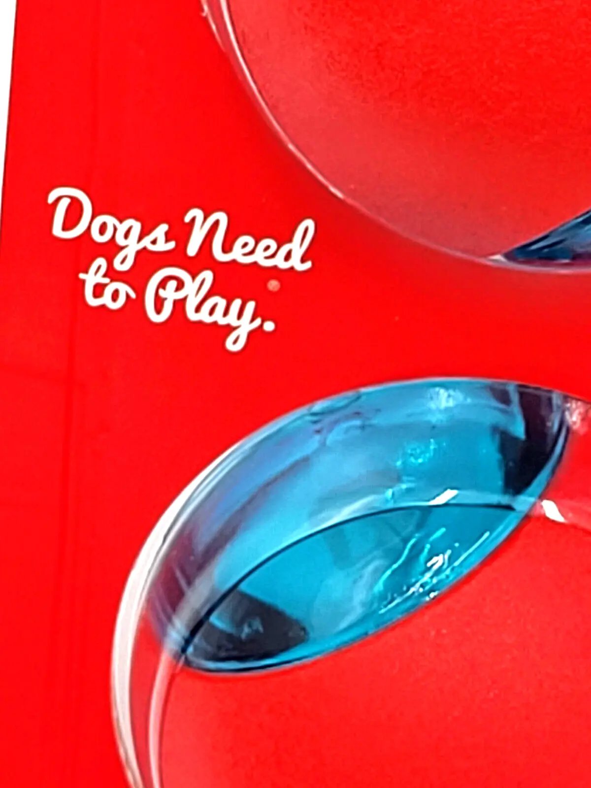 KONG Squeezz Action Ball MEDIUM Red 3 Pack Squeaky Dog Fetch Toy