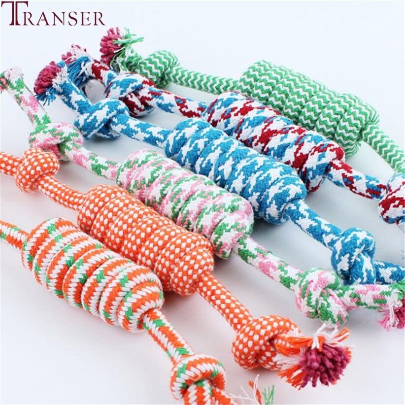 Transer Pet Supply Dog Rope Chew Toy Outdoor Training Fun Playing Cat Dogs Toys For Large Small Dog 71229