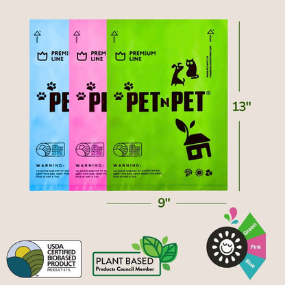 Lavender-Scented Colorful Poop Bags Pet N Pet ®