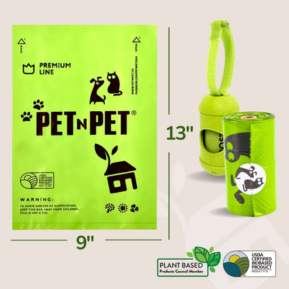 Premium Poop Bags with Dispenser Pet N Pet ®