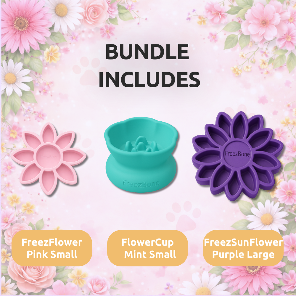 Flower Bundle - Beautiful spring-inspired bones that actually calm your dog