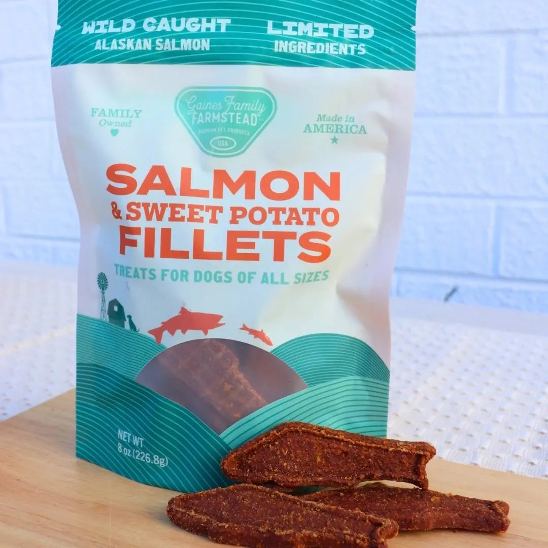 Salmon and Sweet Potato Fillets Gaines Family Farmstead