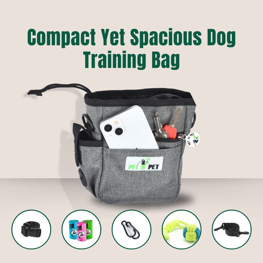 Dog Treat Pouch with 3 Rolls of Poop Bags Pet N Pet ®
