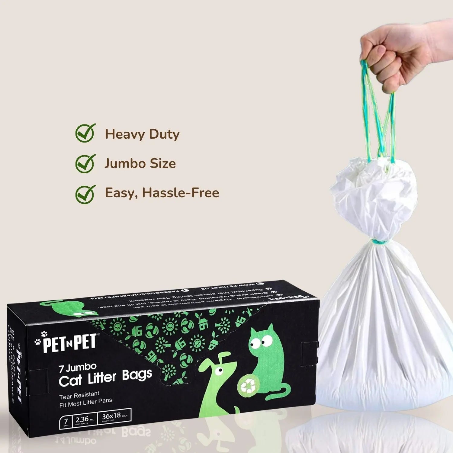 Jumbo Cat Litter Box Liners - K9 Outdoors
