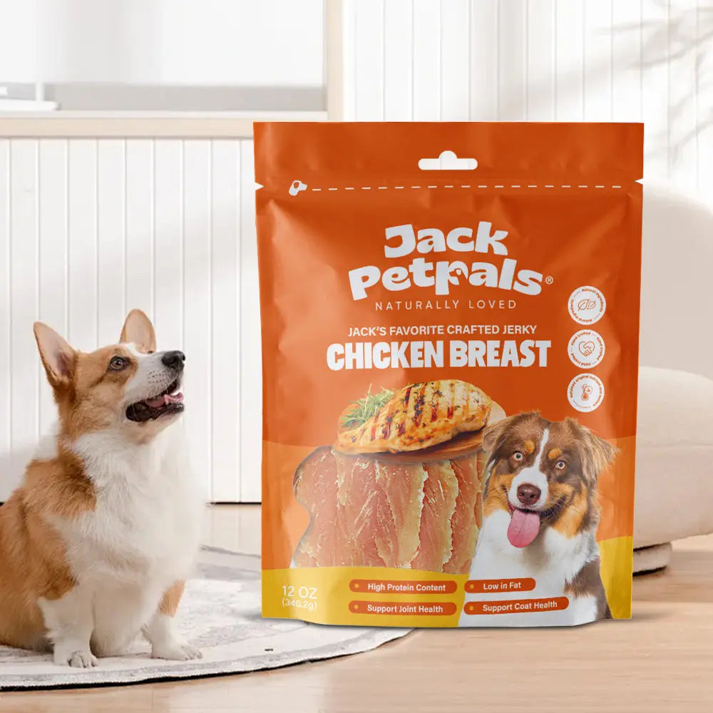 Jack PetPals Handcrafted Jerky Chicken Breast Dog Treats (12oz) American Pet Supplies