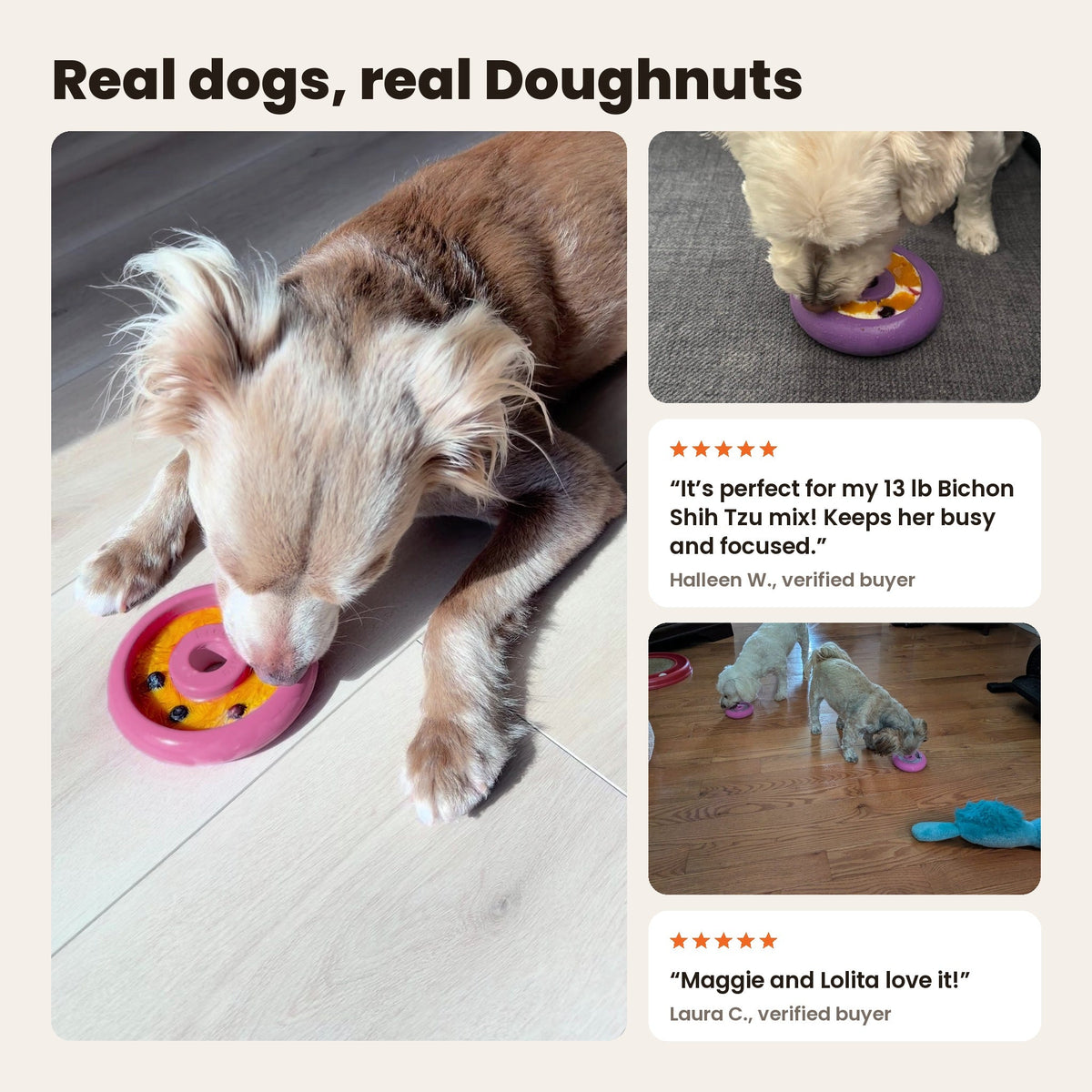 Freez Doughnut - Super Durable Treat Toy