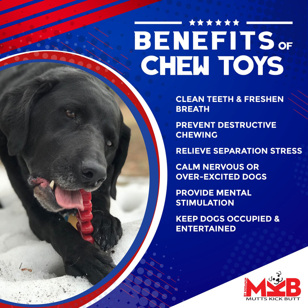 Christmas Tree Nylon Dog Chew Toy for Aggressive Chewers | USA Made & FDA Compliant