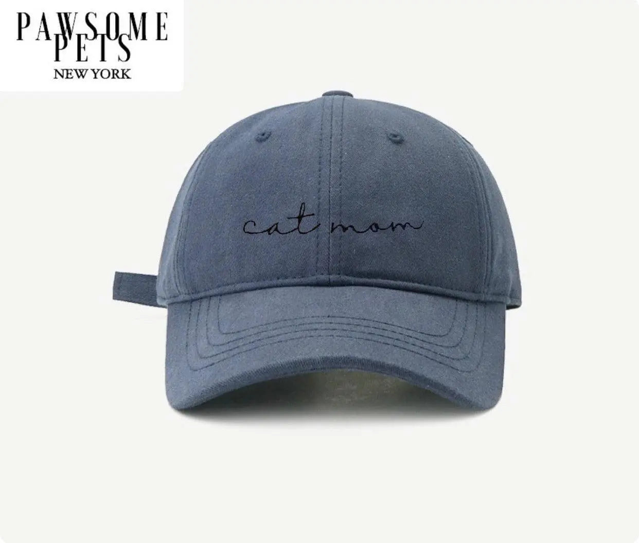 CAT MOM HAT - NAVY BLUE