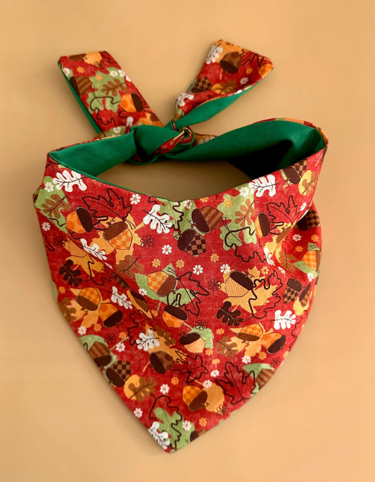 Fall Leaves Dog Bandana Happy Tails Outfitters