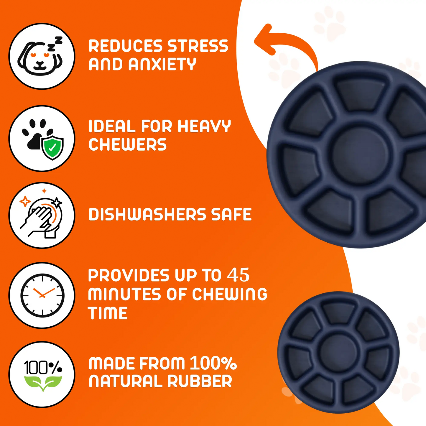 FreezWheel - Durable Interactive Chew Freezbone