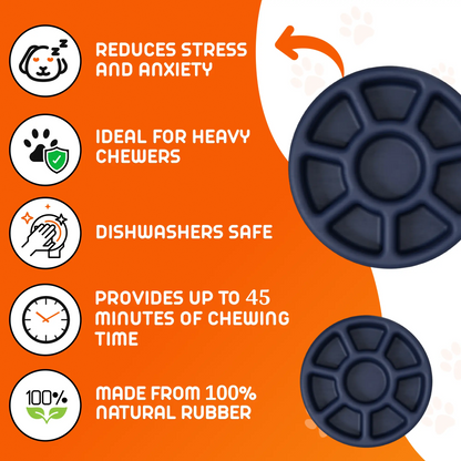 FreezWheel - Durable Interactive Chew Freezbone