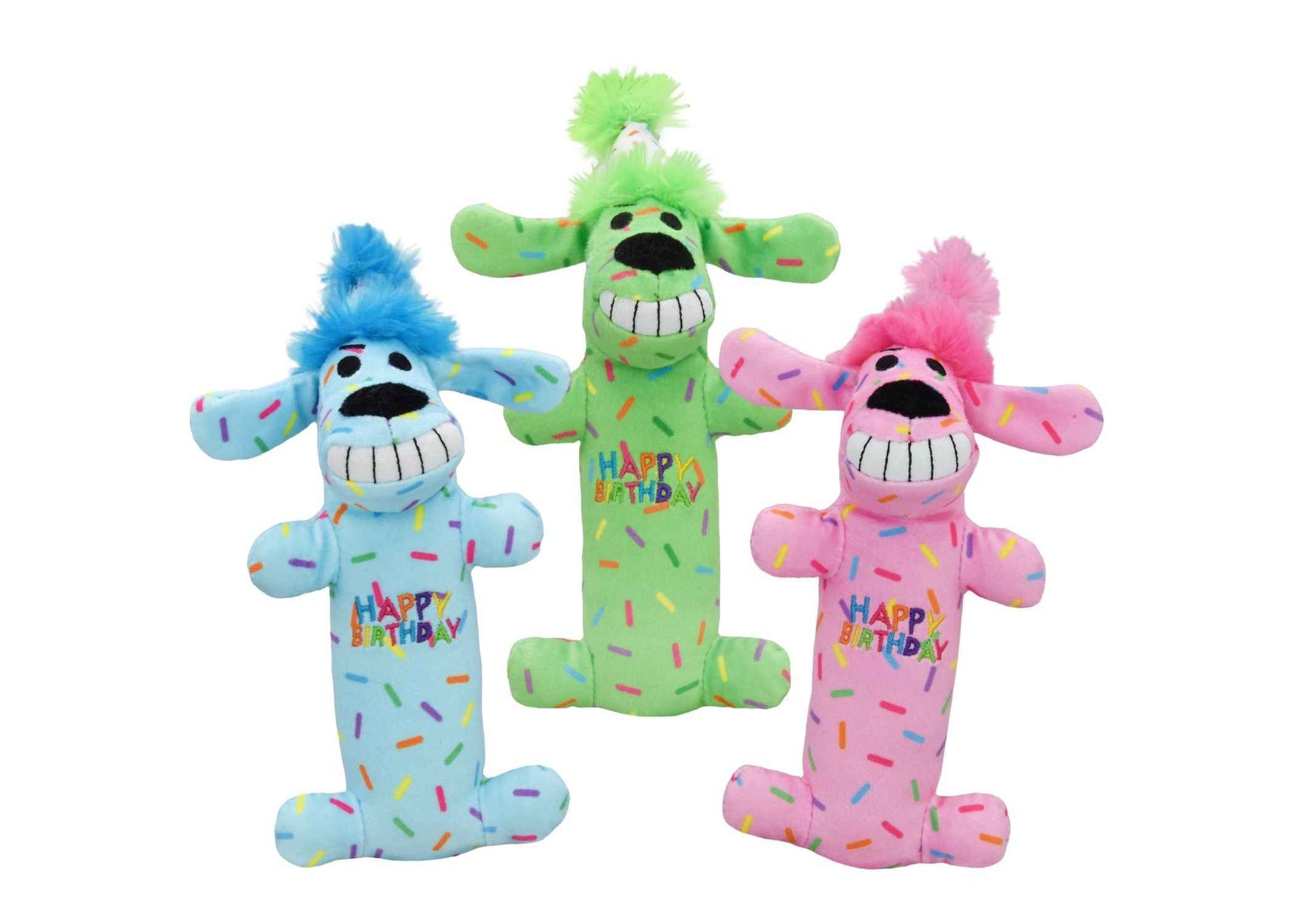 Multipet Birthday LOOfA Dog with Party Hat 6inch Plush Toy