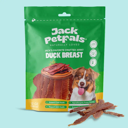 Jack PetPals Handcrafted Jerky Duck Breast Dog Treats (12oz) American Pet Supplies