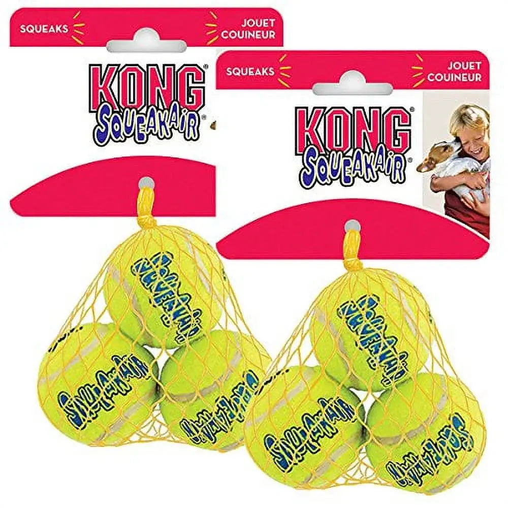 Air Dog Squeakair Dog Toy Tennis Balls, X-Small, 6-Balls