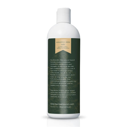 Barrow & Hound - 5-in-1 Dog Shampoo – Cleans, Conditions, Deodorizes, Moisturizes & Detangles – with Coconut, Oatmeal & Aloe – for Sensitive Skin – 16 fl oz Barrow & Hound