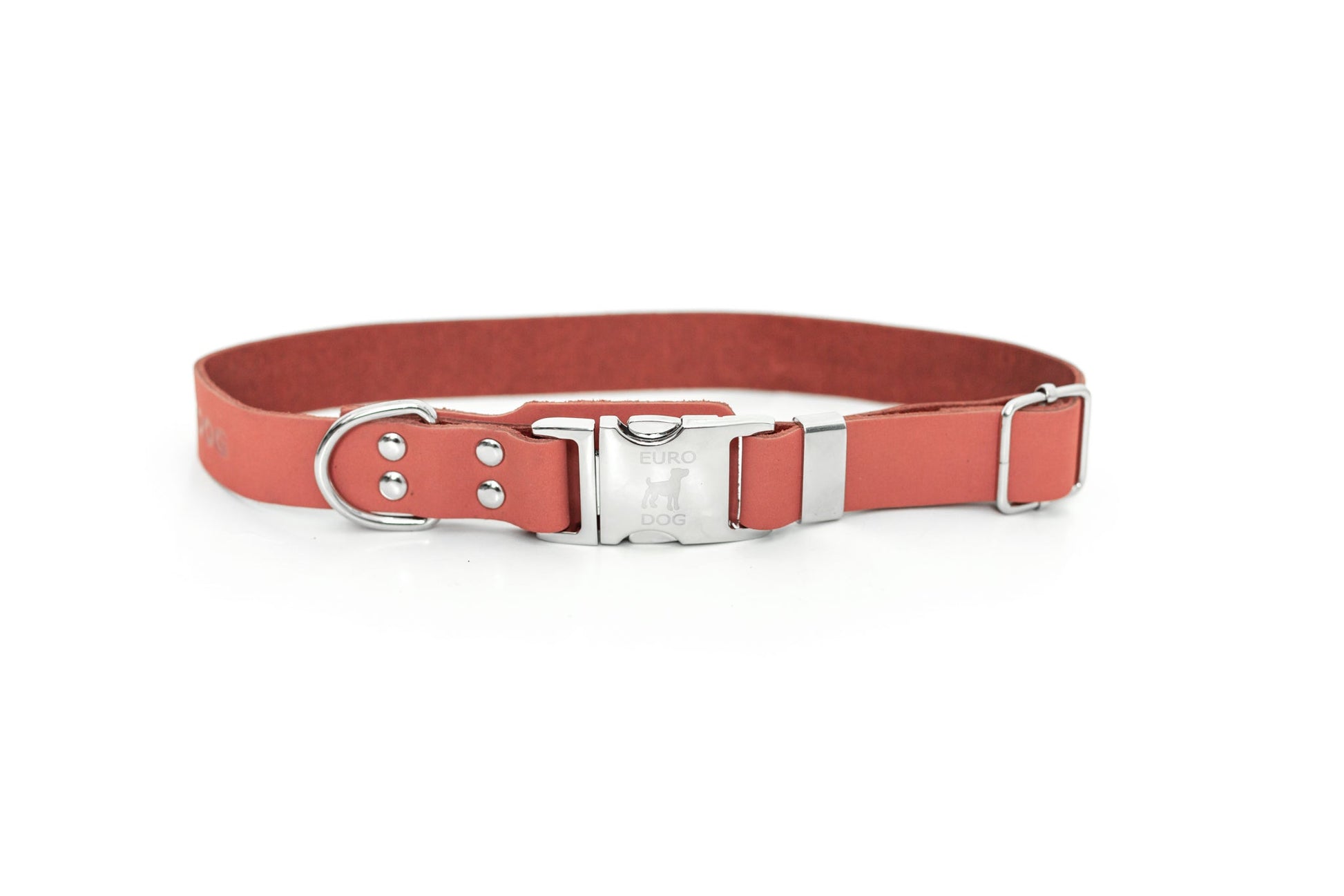 Modern Style Quick-Release Coral Reef Leather Dog Collar Euro-Dog Collars and Leads