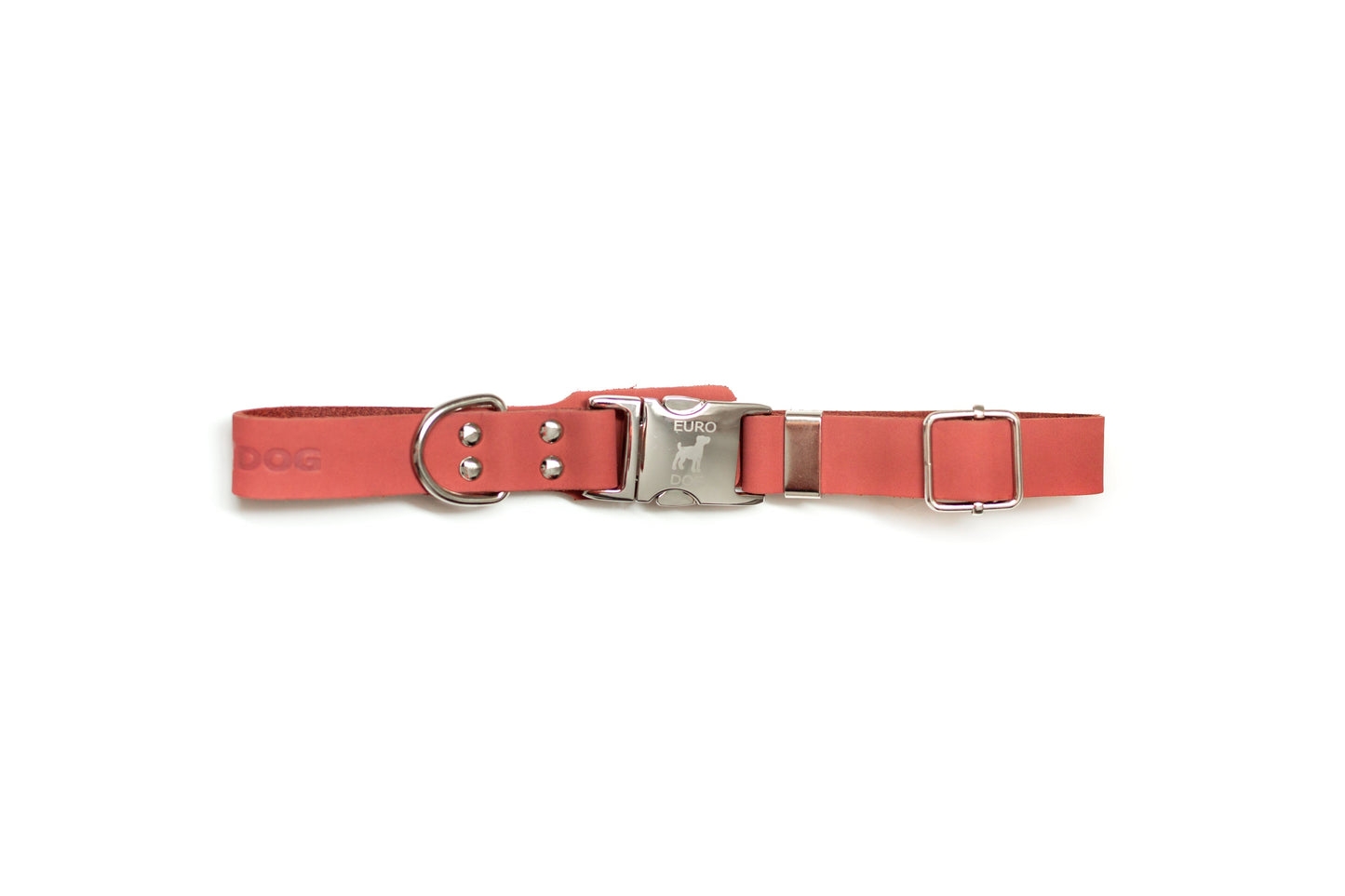 Modern Style Quick-Release Coral Reef Leather Dog Collar Euro-Dog Collars and Leads