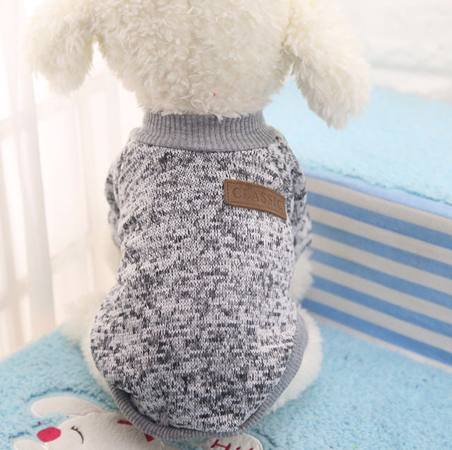 Dog Clothes For Small Dogs Soft Pet Dog Sweater Clothing For Dog Winter Chihuahua Clothes Classic Pet Outfit Ropa Perro