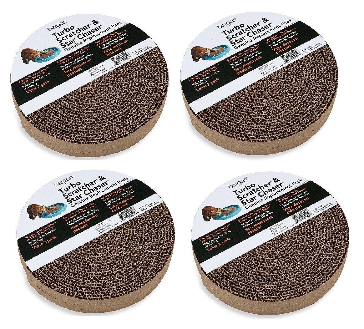 Bergan Turbo Scratcher Replacement Pads Tan, 1ea/2 pk