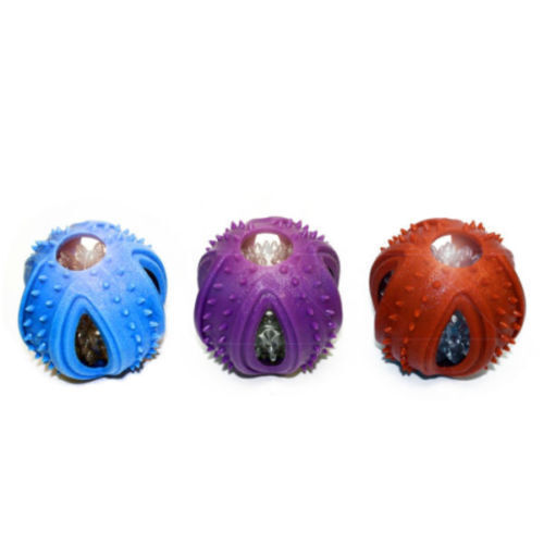 Multipet Doglucent TPR Outer Ring w/ Inner Ball   3 inch