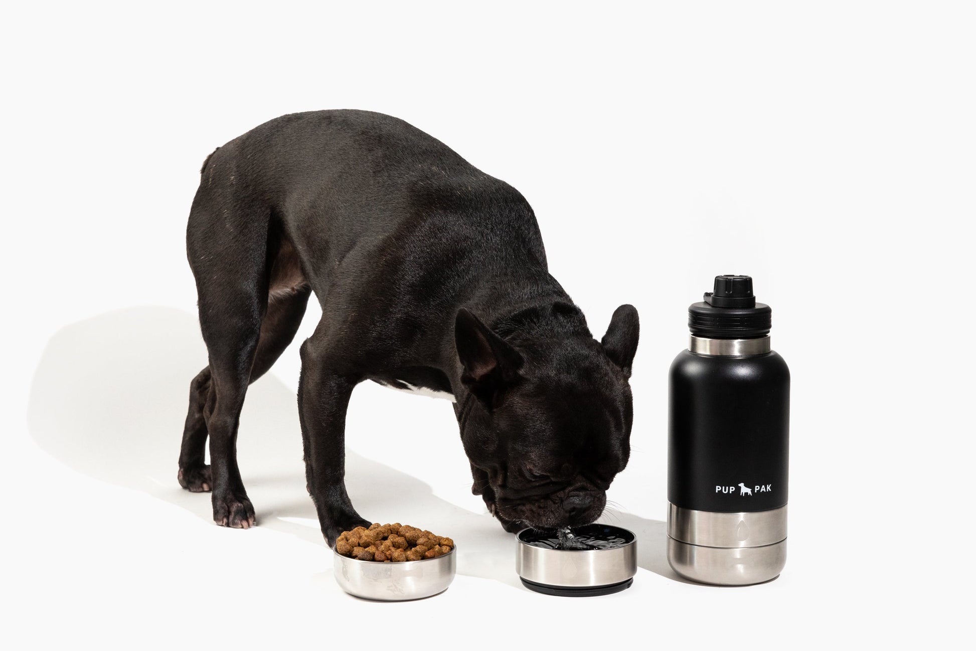 Pup Pak Dog Water Bottle with Detachable Bowls Pup Pak