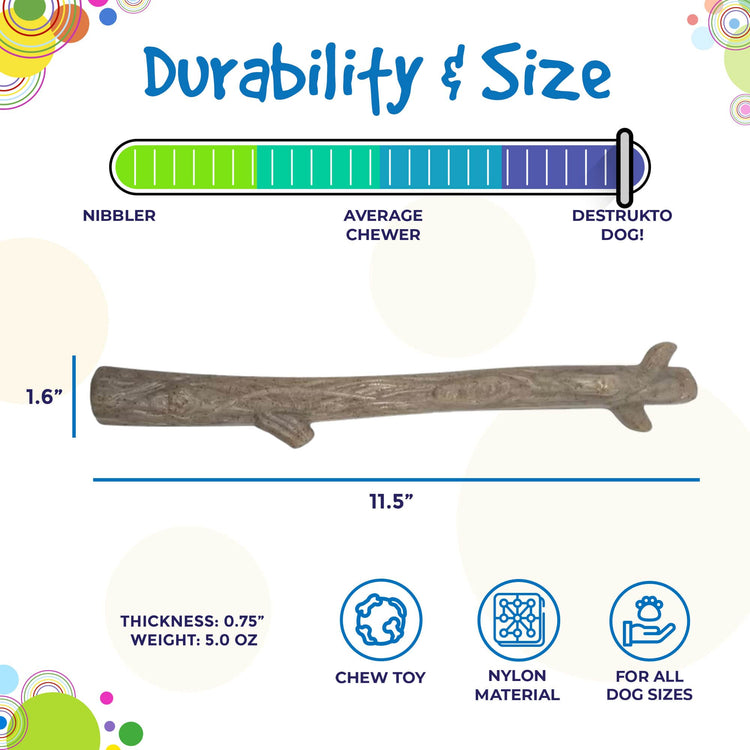 Durable Nylon Chew Stick for Power Chewers | Durable Dog Toy USA