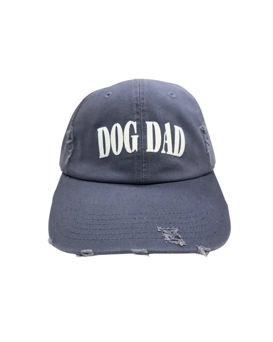 Dog Dad Distressed Cap - Scotland Blue Le Gray Haus