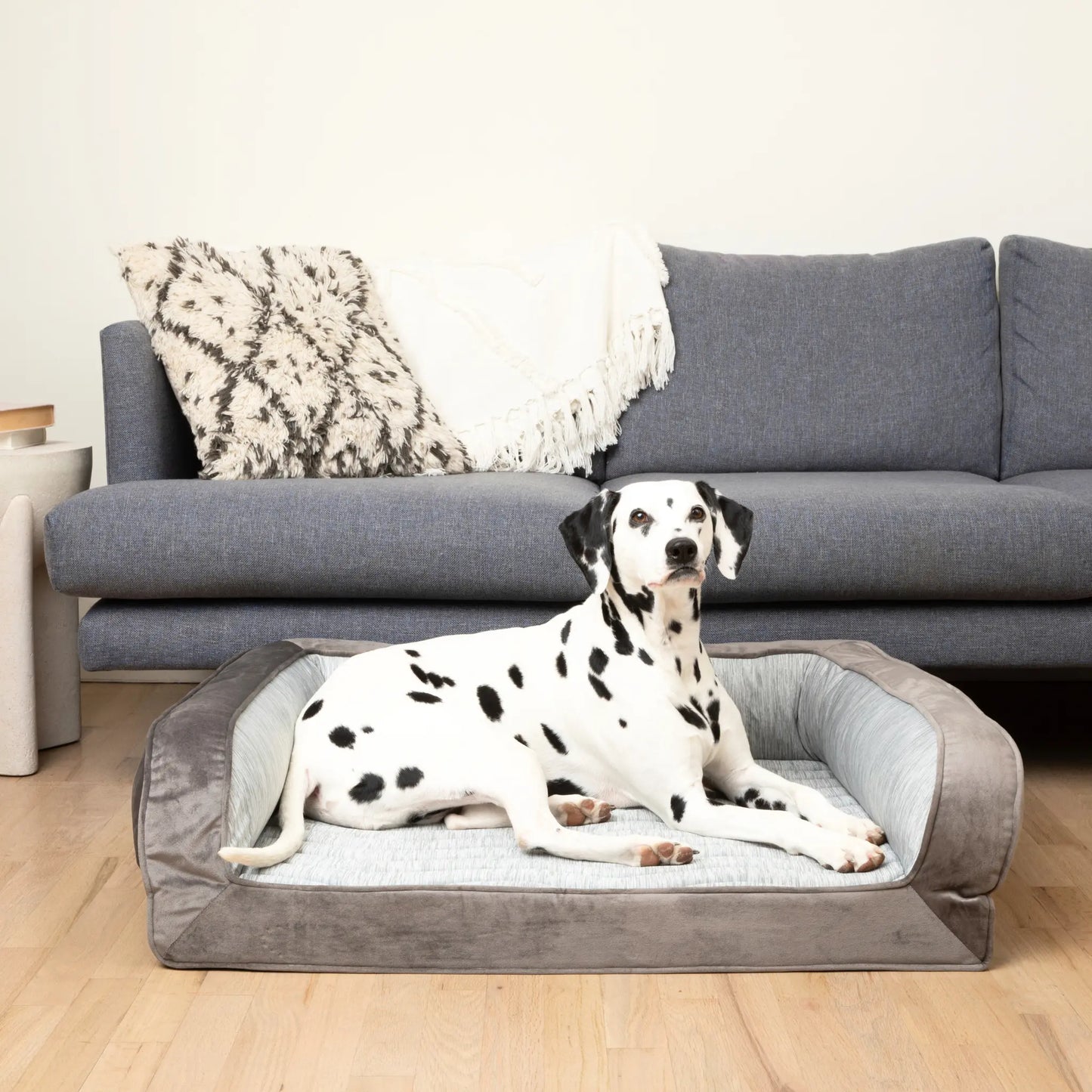 PupChill™ Cooling Bolster Dog Bed Paw.com