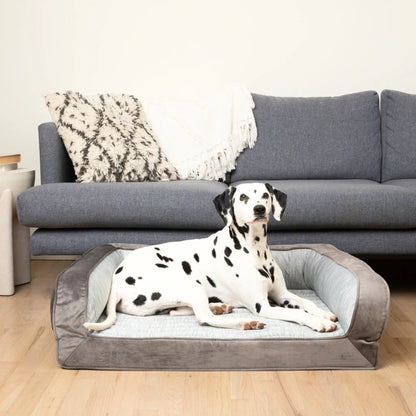 PupChill™ Cooling Bolster Dog Bed Paw.com