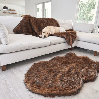 PupProtector™ Waterproof Throw Blanket - Brown Paw.com
