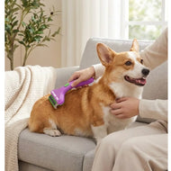 CalmCare Dematting Rake with One-Click Fur Release by Dr. Milou