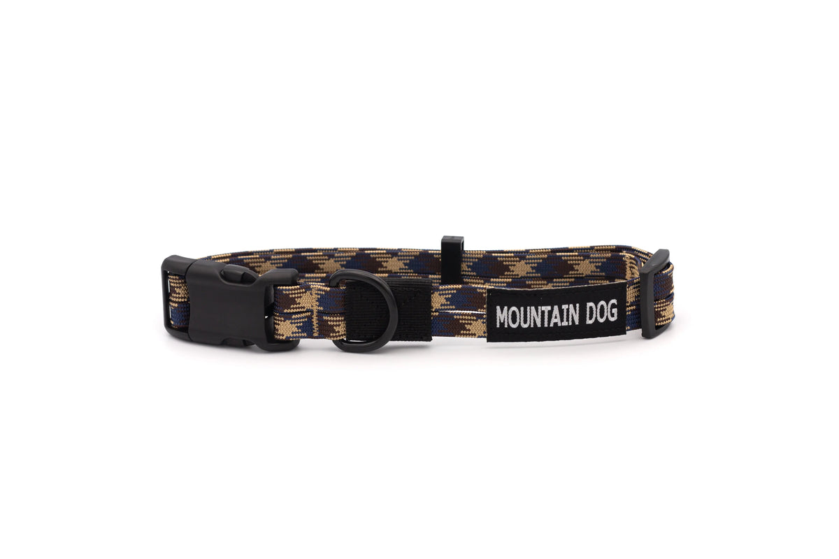 Adventure Style Mountain Argyle Climbing Rope Dog Collar