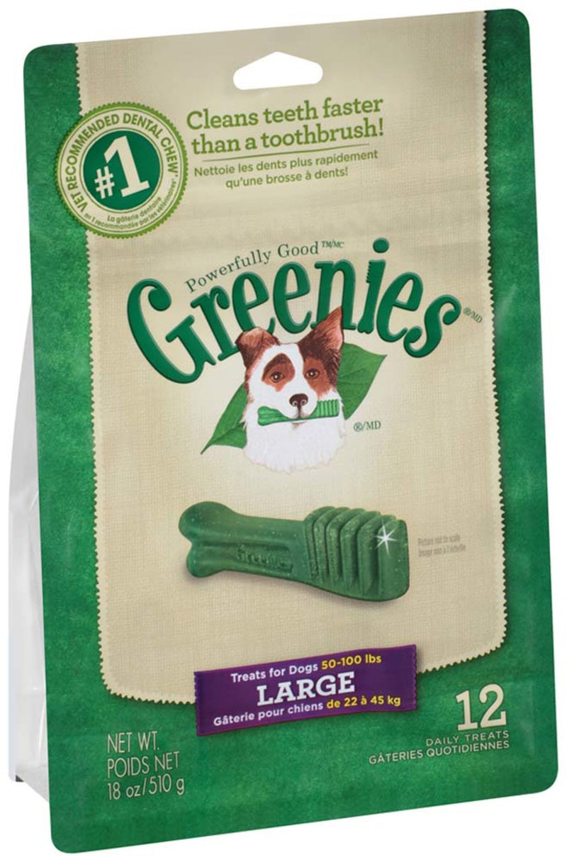 Greenies Dog Dental Treats Large Original 1ea/18 oz, 12 ct