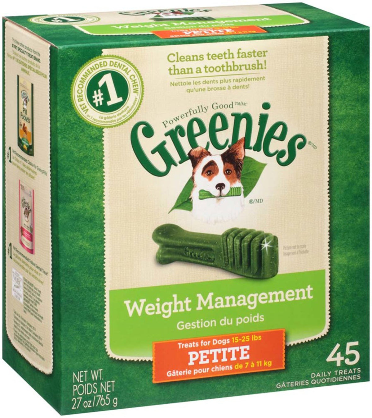 GREENIES Weight Management Dental Treats Petite 27oz