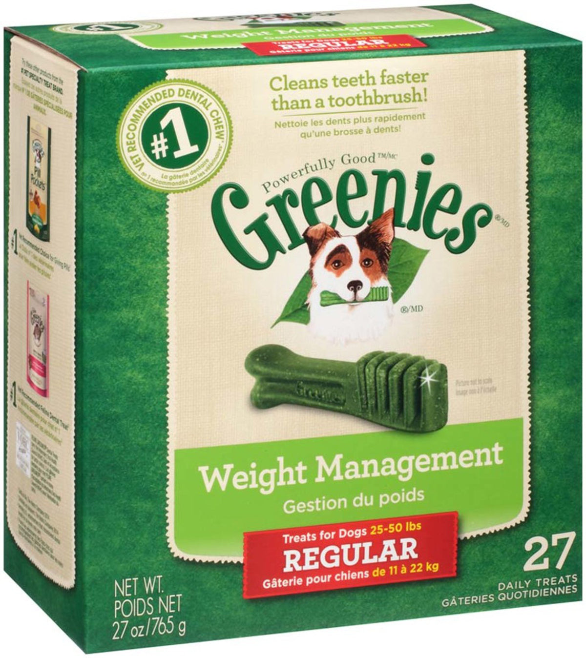 GREENIES Weight Management Dental Treats Regular 27oz