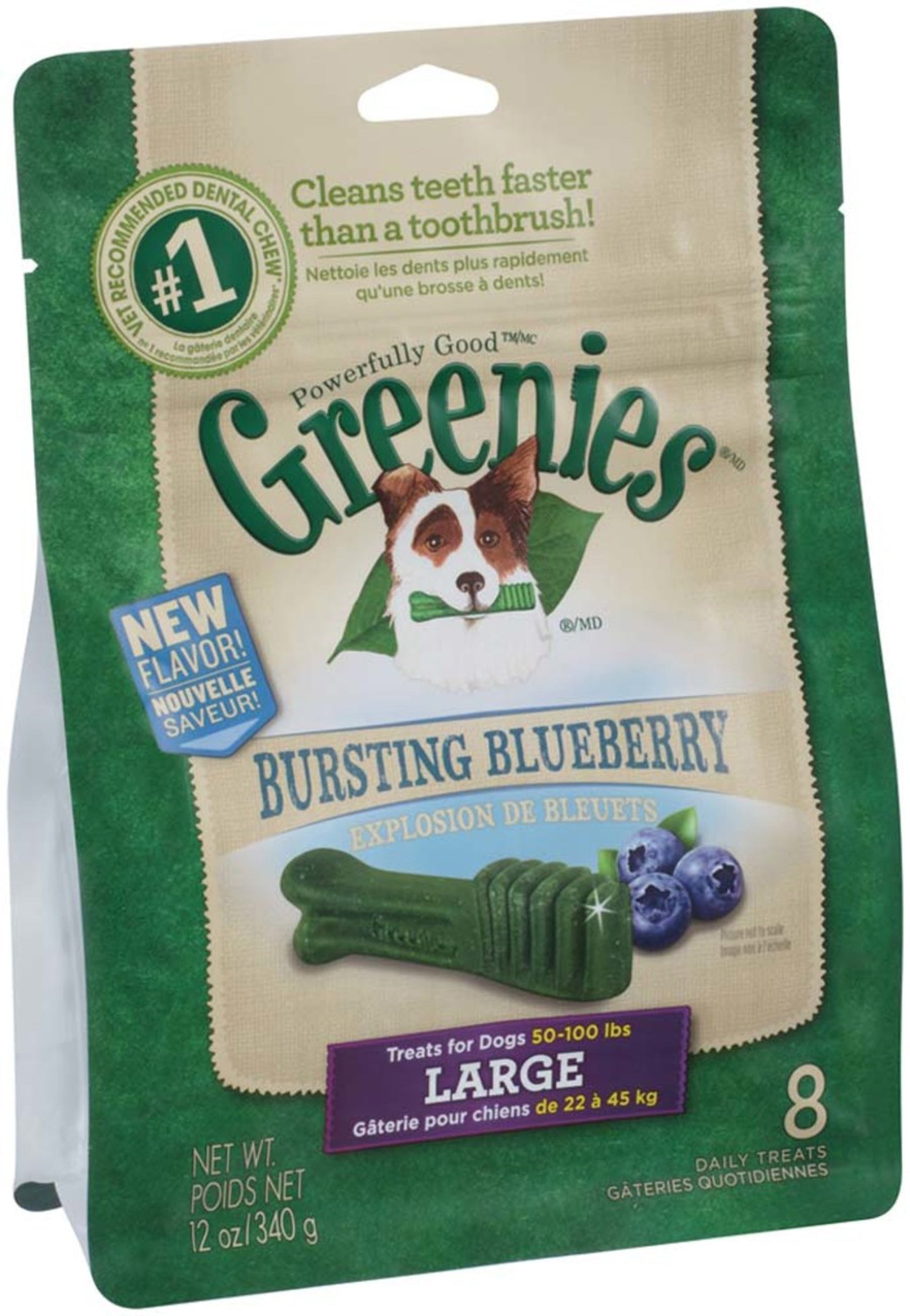 GREENIES Blueberry Flavor Dental Treats Large 12oz