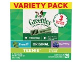 GREENIES 3-Flavor Variety Pack Dental Treats Teenie 36oz