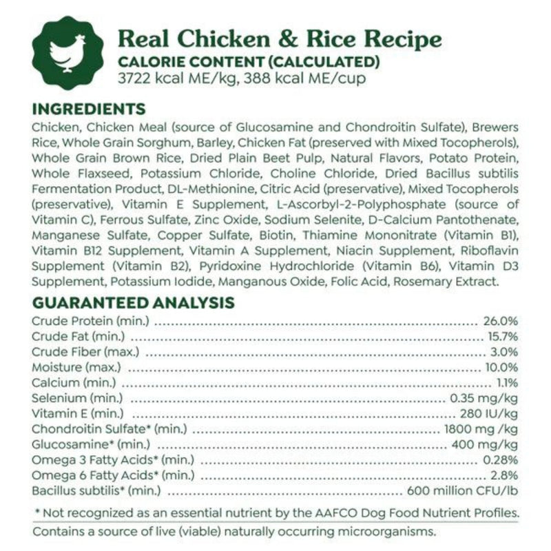 Greenies Smart Essentials Adult Dry Dog Food Chicken  Rice, 1ea/6 lb