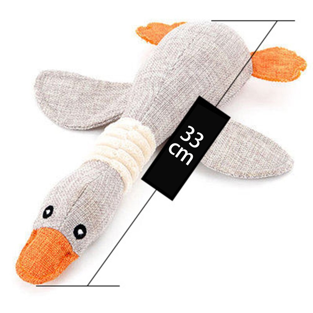 Dog Squeak Toys Wild Goose Sounds Toy Cleaning Teeth Puppy Dogs Chew Supplies Training Supplies Dog Educational Plush Toys