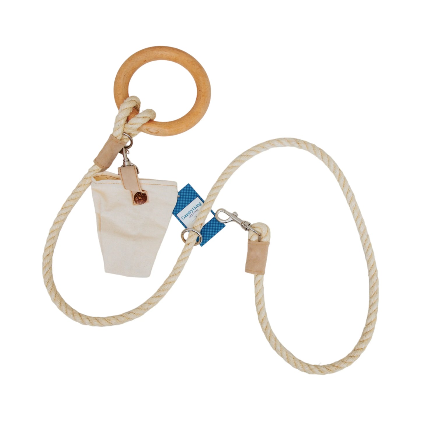 Country Living Carbon Neutral Dog Leash with Small Storage Bag American Pet Supplies
