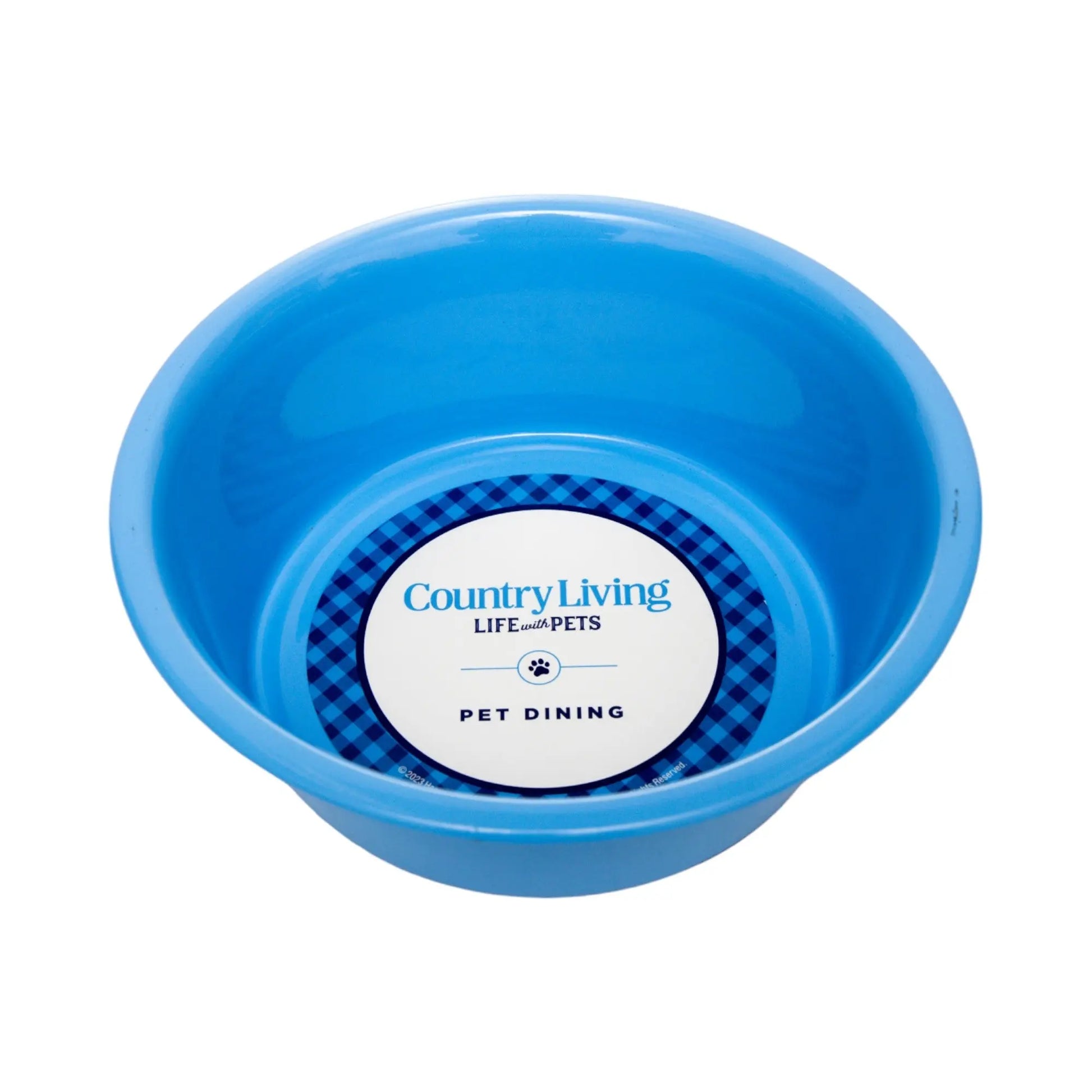 Country Living Set of 2 Coated Stainless Steel Heavy Dog Bowls - Ideal for Medium to Large Breeds American Pet Supplies