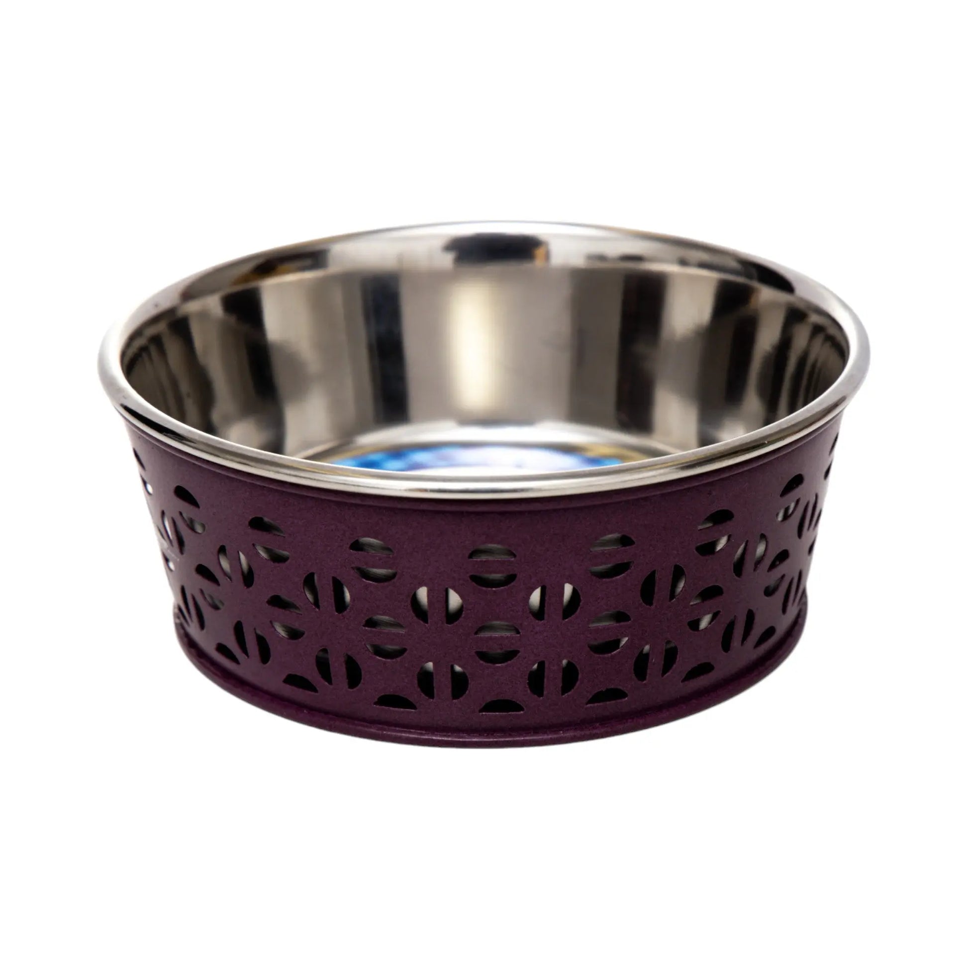 Country Living Set of 2 Stainless Steel Dog Bowls – Farmhouse Style, Ideal for Small to Medium Dogs American Pet Supplies