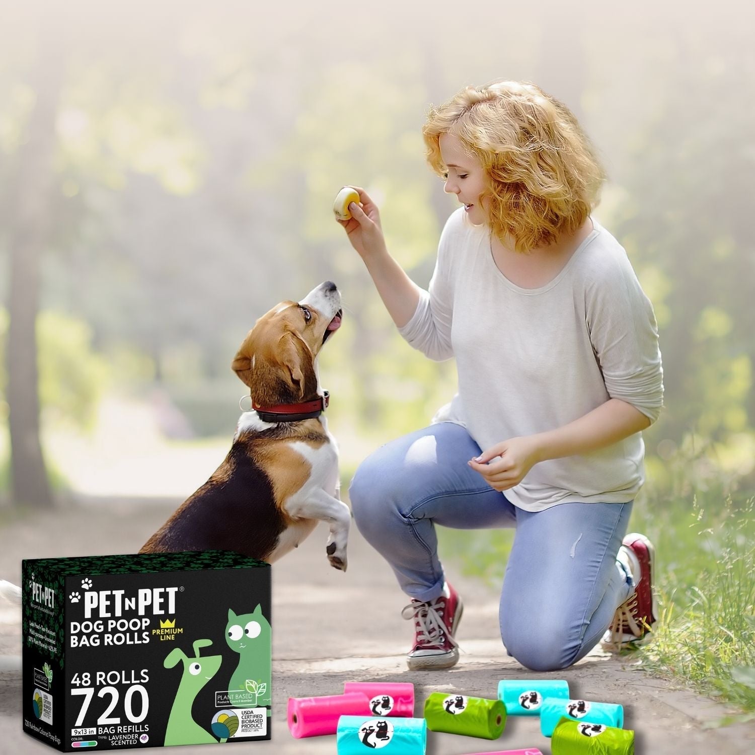 Lavender-Scented Colorful Poop Bags Pet N Pet ®