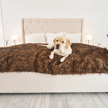 PupProtector™ Waterproof Throw Blanket - Brown Paw.com