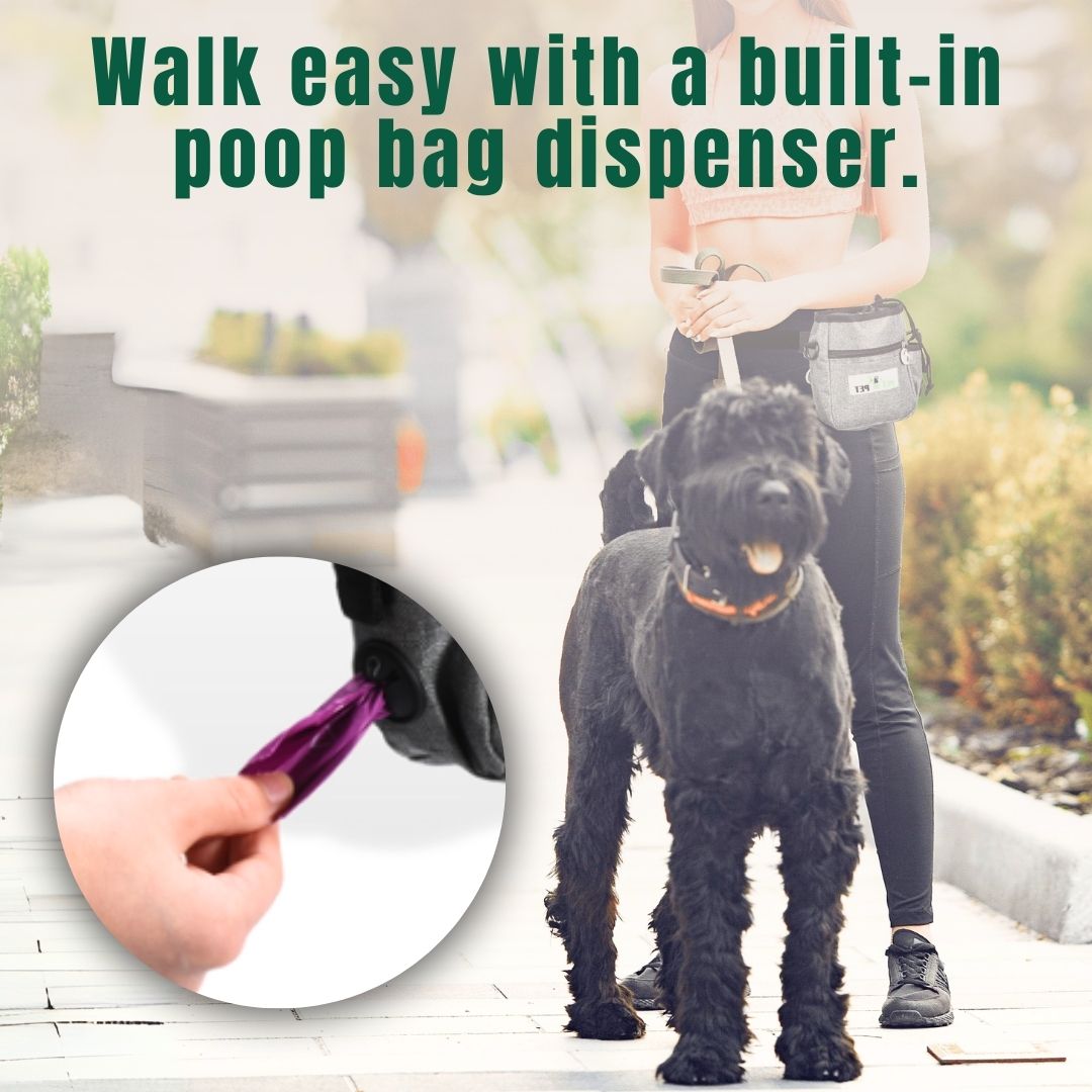 Dog Treat Pouch with 3 Rolls of Poop Bags Pet N Pet ®