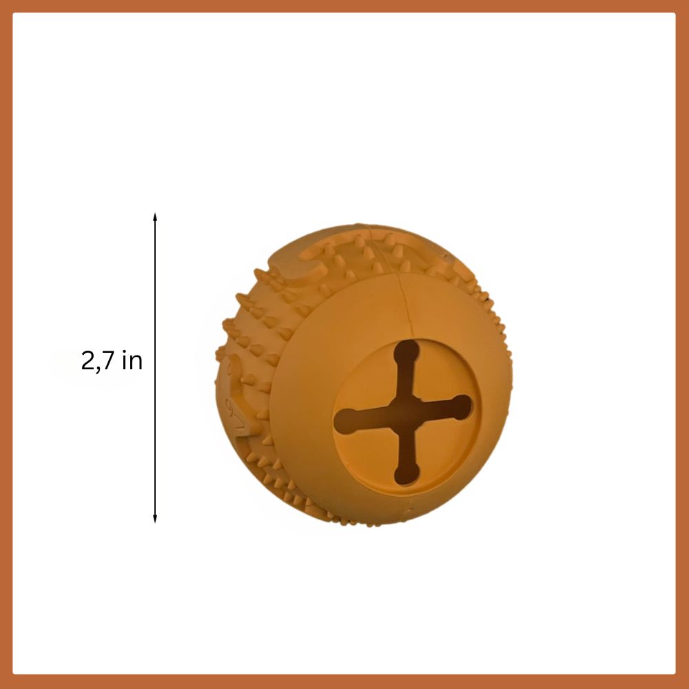 Simba Natural Rubber Dog Ball – Treat Dispensing & Chew Toy