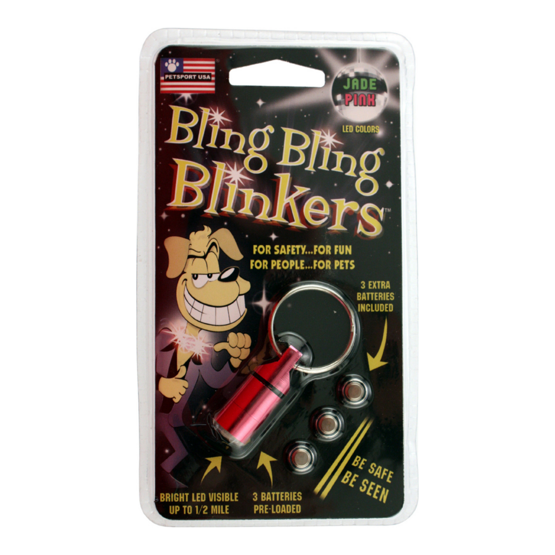 Petsport USA Bling Bling Blinker Assorted 6ea